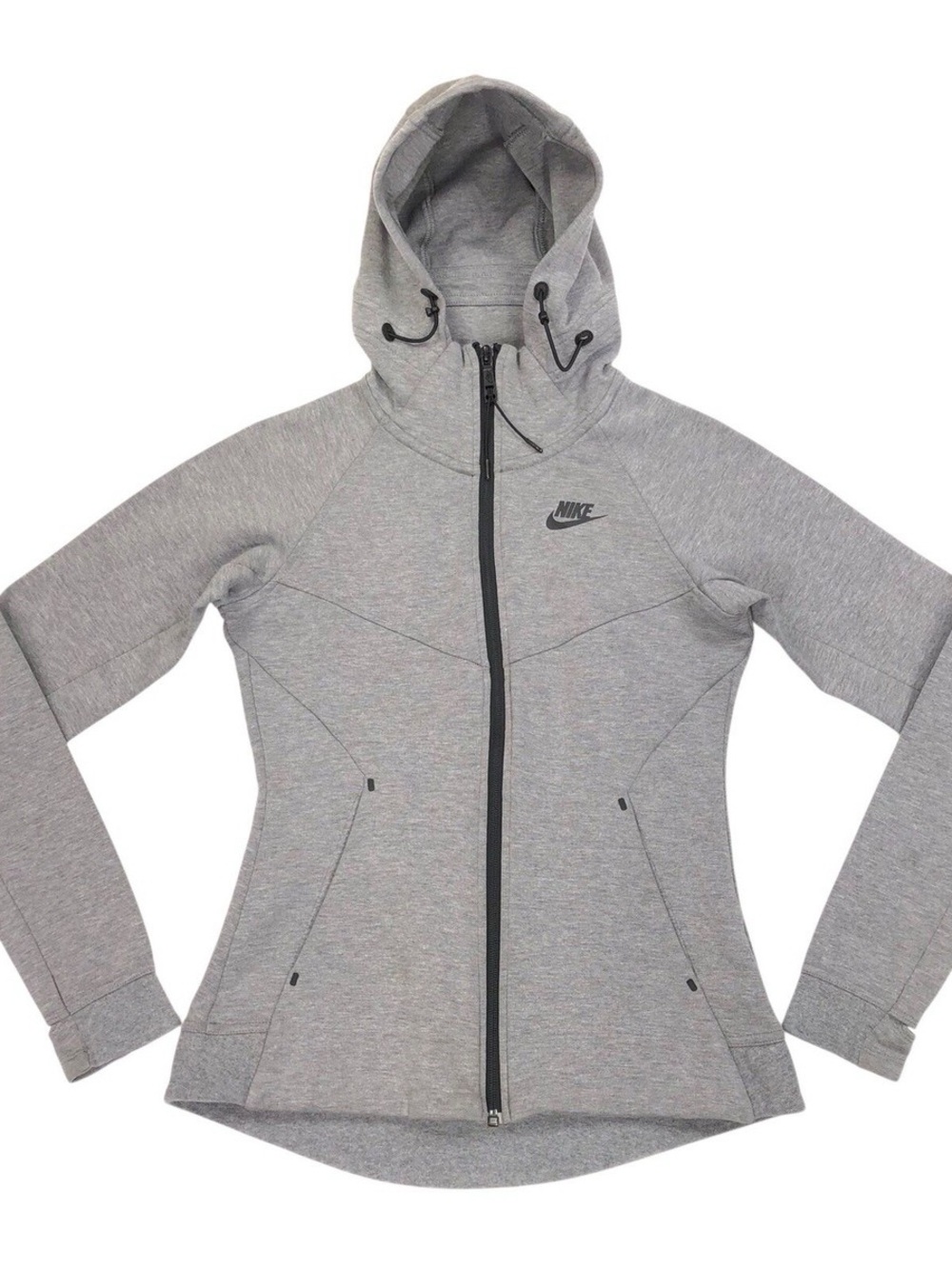 Nike Sportswear Women’s Tech Fleece Full-Zip Hoodie Gray Size XS